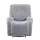 Artiss Grey Recliner Chair Cover Slipcover with Storage Side Pocket High Stretch Soft Textured Fabric