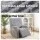 Artiss Grey Recliner Chair Cover Slipcover with Storage Side Pocket High Stretch Soft Textured Fabric
