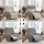 Artiss Grey Recliner Chair Cover Slipcover with Storage Side Pocket High Stretch Soft Textured Fabric