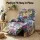 Artiss Stretch Kids Recliner Cover 4-Piece Floral Printed Polyester Slipcover for Standard Recliners Durable Soft Breath
