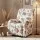Artiss Stretch Kids Recliner Cover 4-Piece Floral Printed Polyester Slipcover Protective Fit 4pcs (Kids)