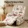 Artiss Stretch Kids Recliner Cover 4-Piece Floral Printed Polyester Slipcover Protective Fit 4pcs (Kids)