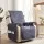 Artiss Quilted Waterproof Recliner Chair Cover Grey Leaf Pattern Slipcover with Side Pockets Durable Fit
