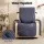 Artiss Quilted Waterproof Recliner Chair Cover Grey Leaf Pattern Slipcover with Side Pockets Durable Fit