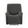 Artiss Recliner Chair Cover with Storage Side Pocket High Stretch Machine Washable Grey Fabric