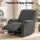 Artiss Recliner Chair Cover with Storage Side Pocket High Stretch Machine Washable Grey Fabric