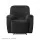 Artiss Recliner Chair Cover Velvet 1-Seater Black - Luxurious Comfort, Anti-Slip, Machine Washable, Easy Fit