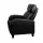 Artiss Black PU Leather Reclining Armchair - Premium Comfort with Adjustable Recline, Thick Cushion & Sleek Design