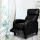 Artiss Black PU Leather Reclining Armchair - Premium Comfort with Adjustable Recline, Thick Cushion & Sleek Design