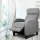 Artiss Fabric Reclining Armchair, Metal Structure, Grey, 102x69x65cm - Ultimate Comfort with Adjustable Recline