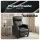 Artiss Small Black PU Leather Massage Recliner Sofa with 2-Point Massage, Adjustable Backrest, and Footrest