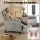 Artiss Grey Fabric Massage Recliner Chair – Small Recliner Sofa for Adults with 2-Point Massage, Adjustable Backrest