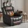 Artiss Manual Massage Recliner PU Leather 160° Recline 8-Point Vibration Lumbar Heat USB Ports Black