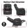 Artiss Manual Massage Recliner PU Leather 160° Recline 8-Point Vibration Lumbar Heat USB Ports Black
