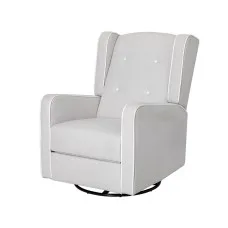 Artiss Recliner Armchair, Grey Faux Linen, 360° Swivel, 74x93x98cm, Ergonomic, Remote-Controlled, 1-Year Warranty