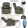 Artiss Heated Massage Recliner Chair Velvet Green, 8-Point Massage, Phone Holder, USB Ports, 150kg Weight Capacity
