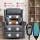 Artiss Electric Power Lift Recliner Chair with Massage & Heat, Skin-Friendly Fabric, 8-Point, 86x98x107cm, Grey