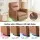 Artiss Leather Swivel Recliner Chair with USB & LED, 240° Swivel, 135° Recline, Adjustable Headrest, Brown, 81x81x105