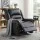 Artiss Faux Leather Manual Recliner Chair with USB Charge Port, Adjustable Footrest, 150kg Capacity, Black