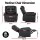 Artiss Faux Leather Manual Recliner Chair with USB Charge Port, Adjustable Footrest, 150kg Capacity, Black