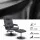 Artiss Recliner Chair and Ottoman Set 360-Degree Swivel 100-130-Degree Tilt PU Leather Black