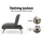 Artiss Recliner Single Sofa Bed, Faux Linen, Dark Grey, 85x81x74cm, Adjustable, Modular, Plush Comfort