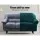 Artiss 3-Seater Velvet Sofa Cover in Agate Green - Stretchable, Machine Washable, Anti-Slip, Crystal Velvet Protection