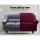 Artiss Ruby Red Velvet Sofa Cover for 3-Seater Couch - Stretchable, Machine Washable, Anti-Slip, Elegant Style