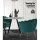 Artiss Armchair Velvet Green 71cm Shell Back, High Resilience Foam Padding, Gold Metal Legs, Modern Accent Chair