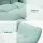 Artiss Cindy Armchair Lounge Chair, Blue Linen Fabric, Tufted Accent Sofa Seat, Metal Frame, 75x82x85cm, Modern Style