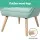 Artiss Cindy Armchair Lounge Chair, Blue Linen Fabric, Tufted Accent Sofa Seat, Metal Frame, 75x82x85cm, Modern Style