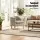 Artiss Abby Armchair Tub Chair Beige Faux Linen, Full Size, Thick Foam Padding, Rubber Wood Legs, 70x64x67.5cm