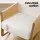 Artiss Rocking Armchair, Teddy Fabric & Rattan, White, 58x72.5x98cm - Vintage Elegance & Comfort, 150kg Capacity
