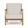 Artiss Olive Armchair Set of 2, Beige Faux Fabric, High-Resilience Foam, Rubber Wood Legs, 150kg Capacity, Easy Assembly