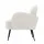 Artiss Hanes White Sherpa Boucle Armchair – Luxurious Upholstery, 64x70x74cm, Sturdy Steel Legs, 150kg Capacity