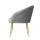 Artiss Armchair, Velvet Upholstery, Grey, 68x67x80cm, Eloise Collection, Luxurious Comfort & Stylish Design