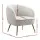 Artiss Carneiro Armchair Lounge Chair - White Sherpa Boucle, Steel Legs, 70cm, Premium Comfort, 150kg Capacity