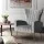 Artiss Armchair, Grey Velvet, 73x77x91.5cm - Kate Collection, High-Back Comfort, Luxury Accent Chair for Home