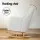 Artiss Rocking Chair Armchair, Linen Fabric, Beige, 95x63x94cm, Elegant Relaxation with Footrest, 150kg Capacity