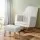 Artiss Rocking Chair Armchair, Linen Fabric, Beige, 95x63x94cm, Elegant Relaxation with Footrest, 150kg Capacity
