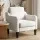 Artiss Linen Fabric Accent Armchair Lounge Chair with Curved Armrests and Extra-Thick Cushion Beige