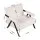 Artiss Compressed Armchair White Corduroy Accent Chair with 150kg Capacity and High-Resilience Sponge