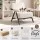 Artiss Compressed Armchair White Corduroy Accent Chair with 150kg Capacity and High-Resilience Sponge