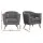 Artiss Adora Armchair Tub Chair, Linen Upholstered, Full Size, Grey, 66x69x71cm - Classic Elegance & Comfort