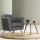 Artiss Adora Armchair Tub Chair, Linen Upholstered, Full Size, Grey, 66x69x71cm - Classic Elegance & Comfort