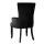 Artiss Cayes Dining Chair: Black Velvet French Provincial Armchair, 96x62x54cm, Tufted Design, Solid Rubber Wood Legs