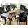 Artiss Cayes Dining Chair: Black Velvet French Provincial Armchair, 96x62x54cm, Tufted Design, Solid Rubber Wood Legs
