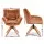 Artiss Velvet Swivel Armchair - 360° Rotation, Ergonomic Design, Soft Brown Upholstery, 66x69x84cm, Rubber Wood Legs