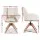 Artiss Velvet Swivel Armchair in White - 360° Swivel, Ergonomic Design, Rubber Wood Legs, 66x69x84cm, 110kg Capacity