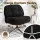 Artiss Swivel Nursing Armchair Lounge Chair 360-Degree Rotation Corduroy Steel Base 100kg Black Indoor Accent